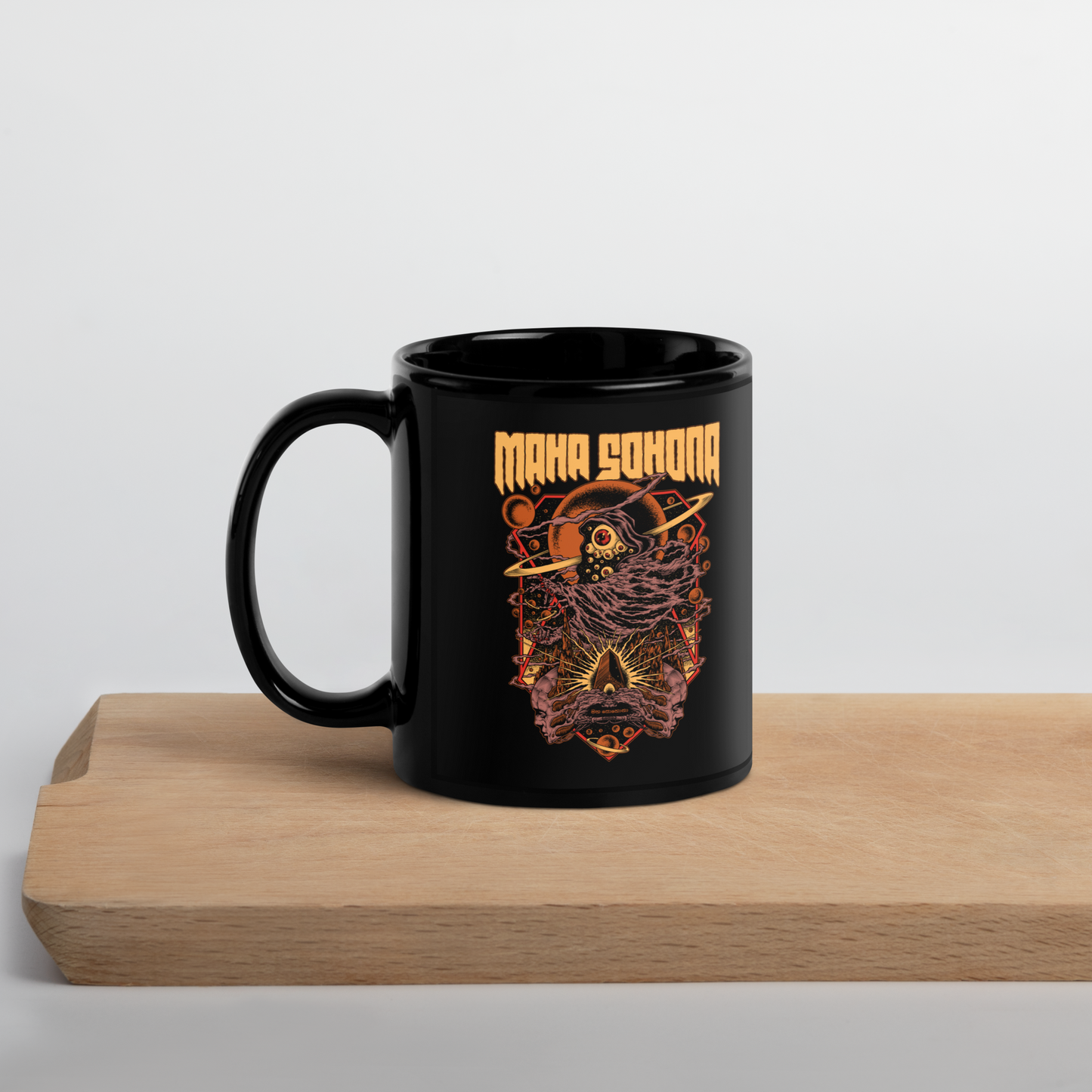 Eyegod Black Glossy Mug