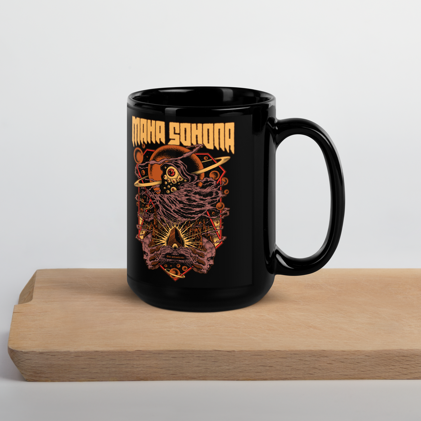 Eyegod Black Glossy Mug